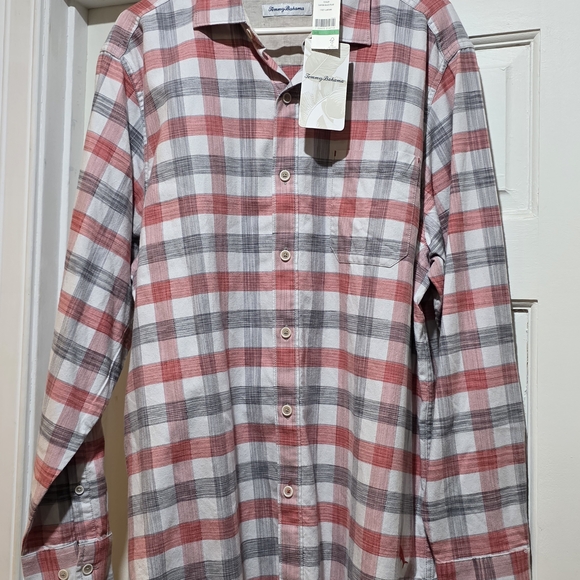 Tommy Bahama Other - NWT TOMMY BAHAMA Canyon Beach Plaid Button Down Shirt Size L Soft Comfortable